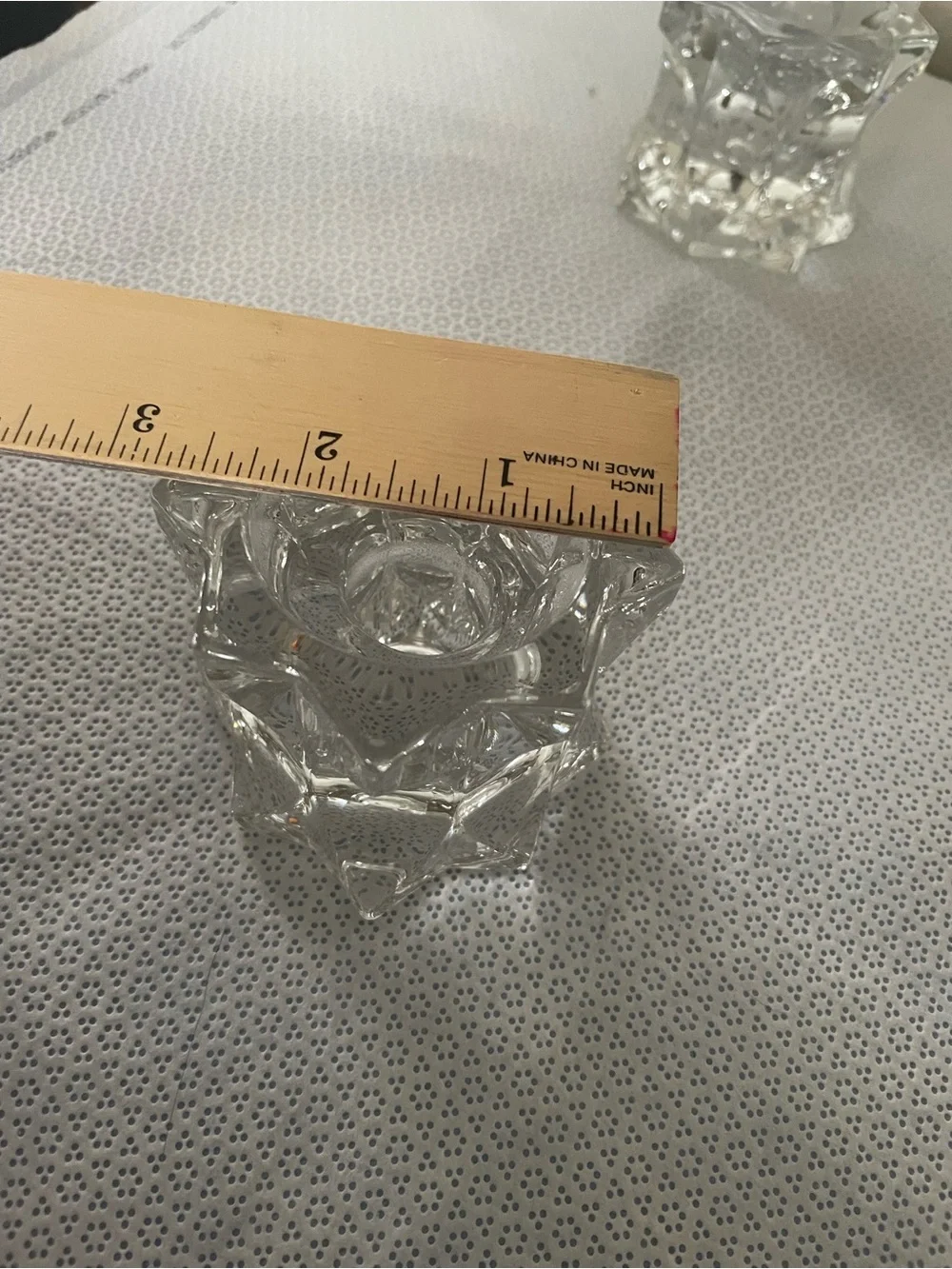 Mikasa Clear Faceted Crystal Votive Candle Holders (Set of 2)